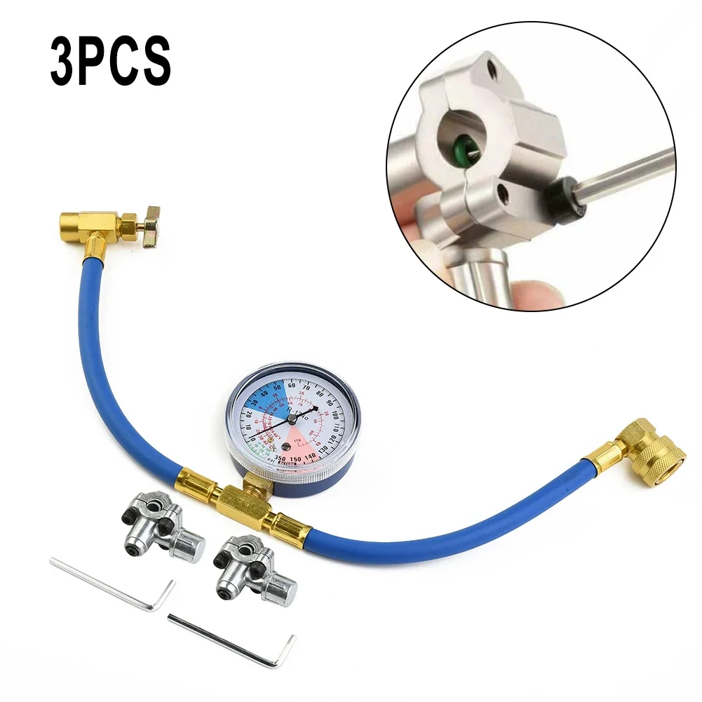 

90 Degree Push In and Locking Connectors U Type Charging Hose Tap Valve Kit for BPV31 Compatible with Various Pipe Sizes