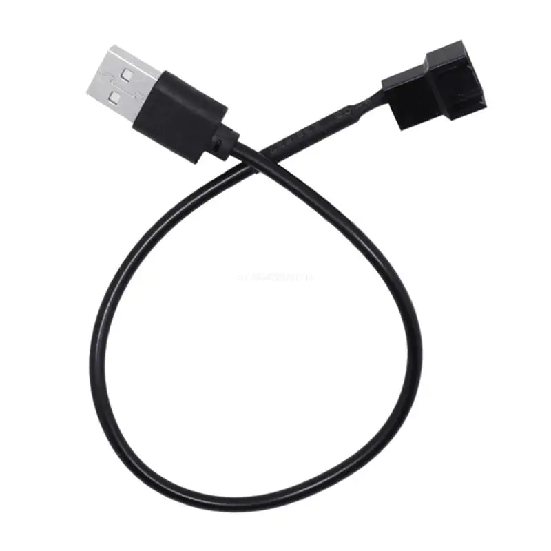 USB sang 4Pin Máy Tính cho Ốp Lưng Khung Xe Quạt CPU Điện Cáp 2464 22AWG DropShipping