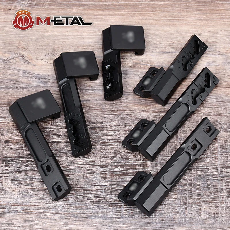 Tactical Metal Thorntai Impact Weapon Offset 45 Degree Mount Base For M300 M600 Airsoft Gun Flashlight Fit MLOK KEYMOD 20mm Rail