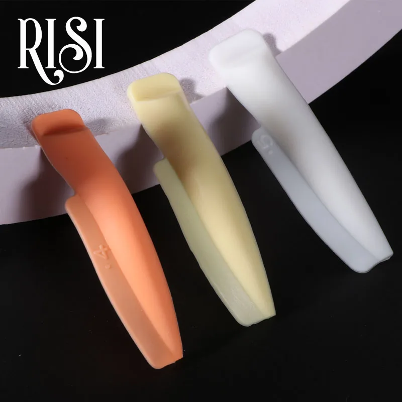 RISI Mới Dẻo Silicone Uốn Cong Miếng Lót Y Lông Mi Bàn Chải Sạch Lược Mắt Mi Nối Dài Uốn Dụng Cụ Bấm Lông Mi Nâng Bộ Phụ Kiện