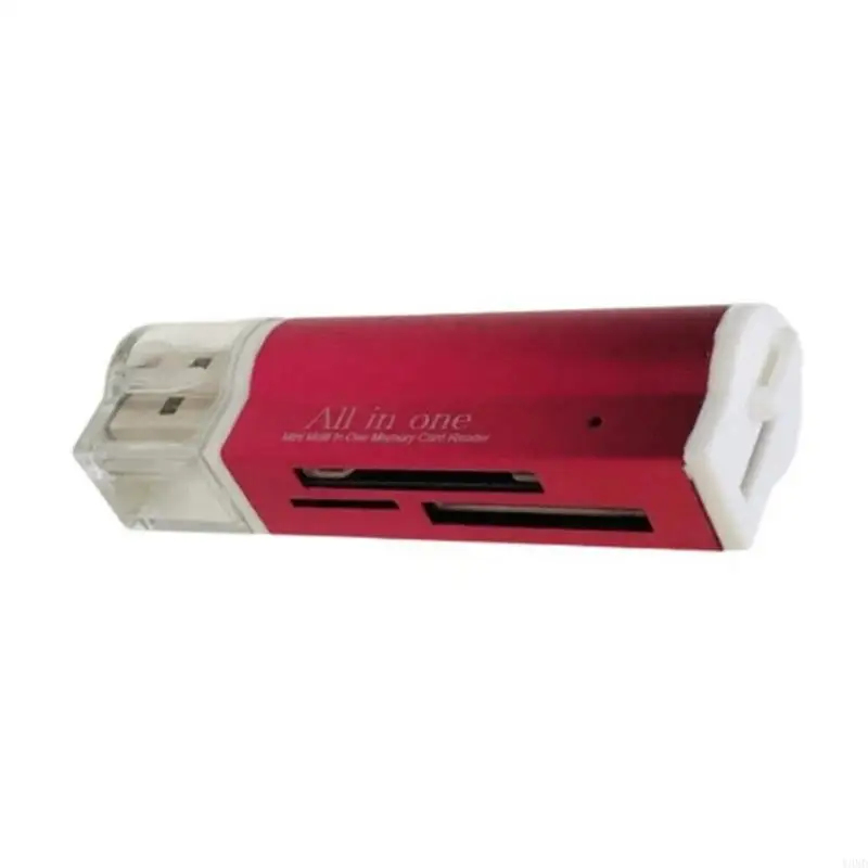 All in1 USB Card Reader Fast Speed Adapter Supports SDTF MS M2s Format Y3ND