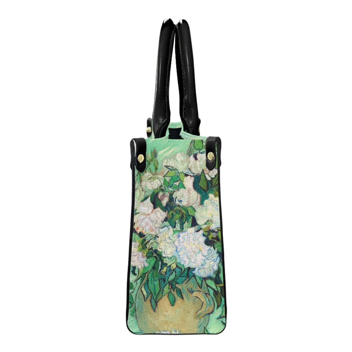 FORUDESIGNS Ladies Shoulder Bags Fashion Classic Female Evening Bag Van Gogh Oil Painting Flower Teen Girl Leather Bag Storage