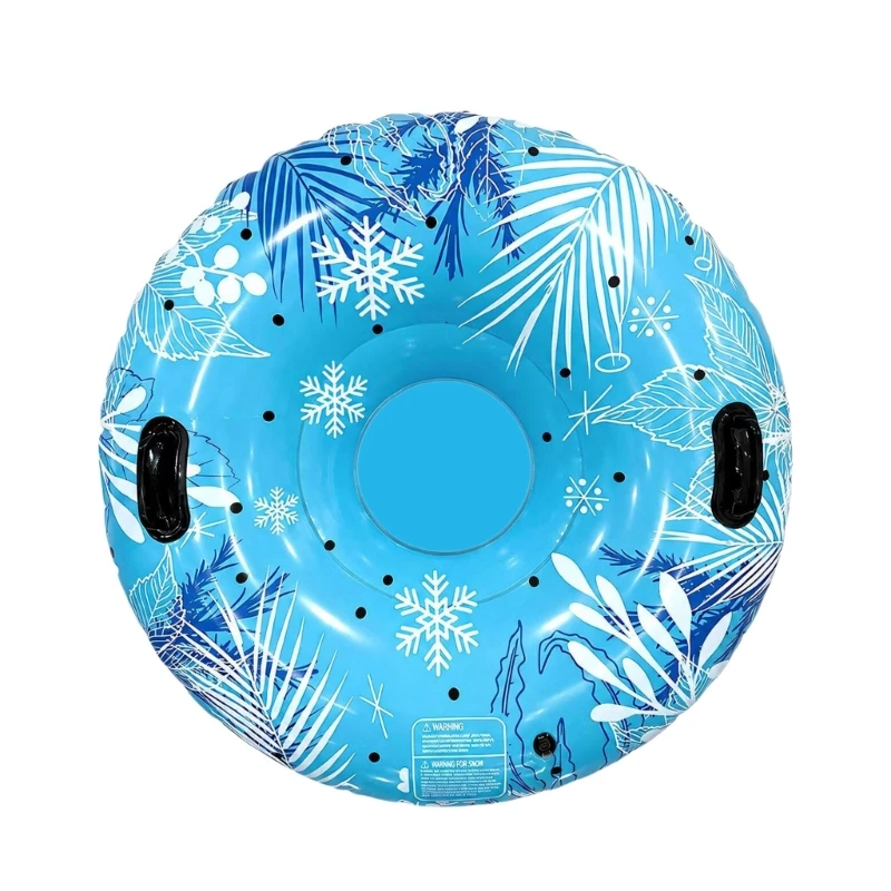 Inflatable Snow Tube with Two Side Handholds for Winter Hill Fun