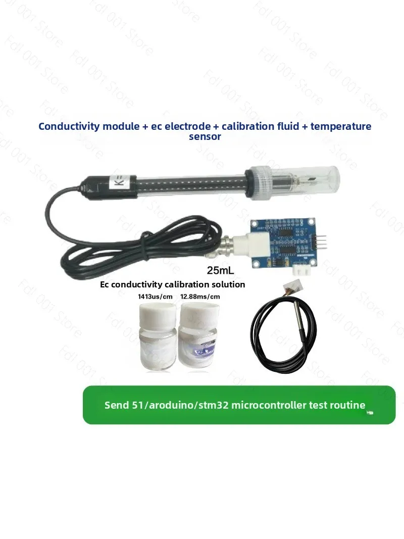 Conductivity sensor module, solution water quality detection, simulation, meter STM32 for Arduino