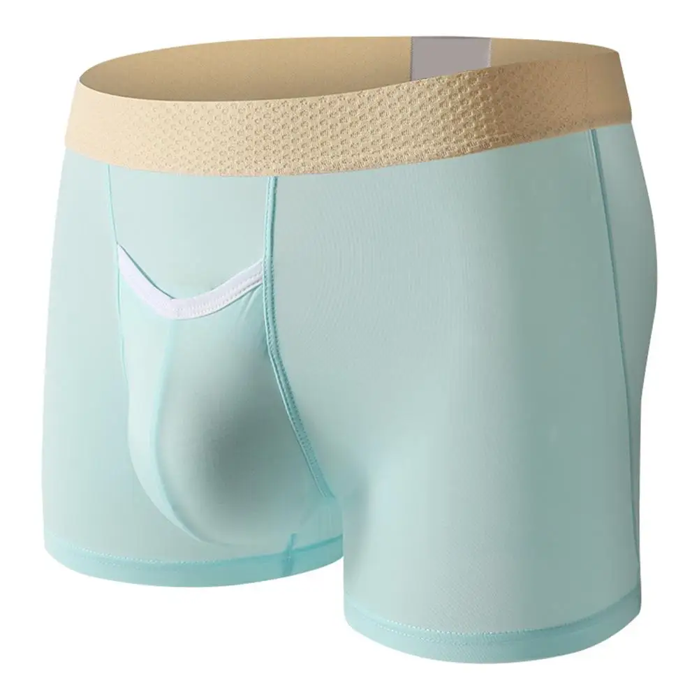 Lingerie For Men Color Matching Briefs Breathable Pouch Underwear Stretch Underpants Panties Sexy Trunks Boxershort Knickers