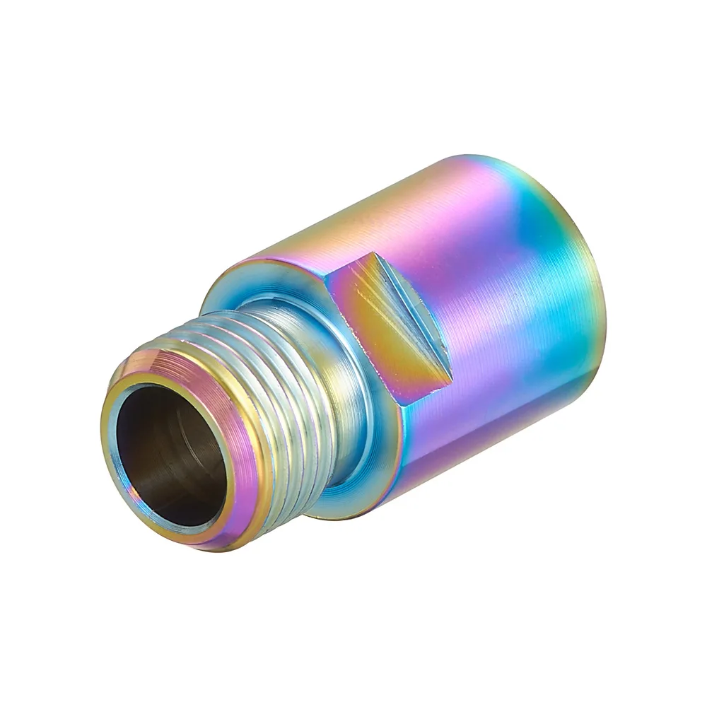 Bicycle Pedal Extension Shaft 20mm Length Increase for Improved Riding Posture Fits Most Adult Bikes Chromium Alloy Steel Build