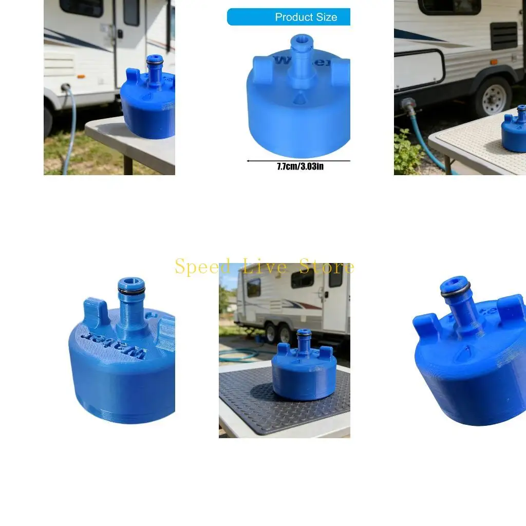 547C Recreational Motorhome Vehicle Water Adapter Convenient Connection Leak Resistant