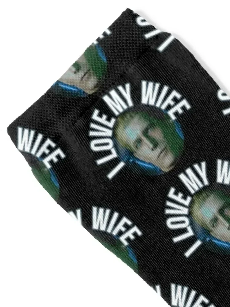 I love my Wife (Wesker) Socks Wholesale FASHION Stockings man Socks Girl Men's