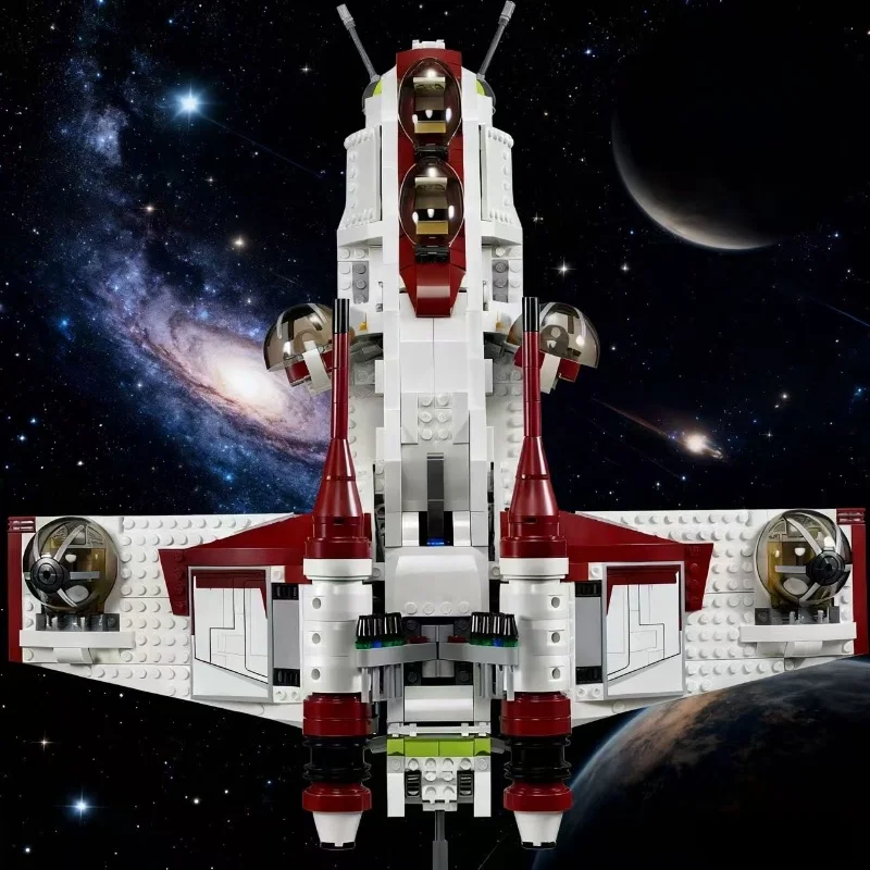 "2025 Nieuw Model 1228 STKS Republiek Kanonneerboot Bouwstenen Speelgoed Cadeauset voor Kinderen, Militair Schip STEM Bouwpakket, Kerstmis B