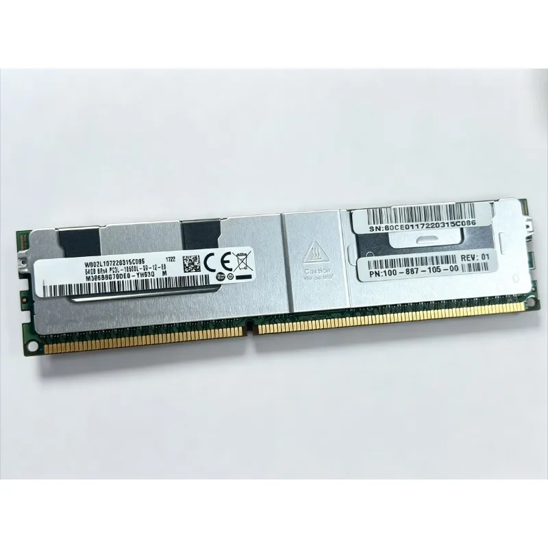 64GB 8RX4 10600L DDR3 Server Memory 64GB 1333 ECC REG