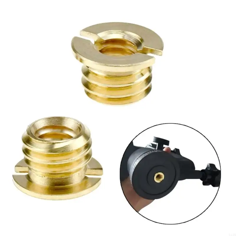 U13B 5Pcs 1/4 인치 ~ 3/8 인치 변환 나사 어댑터 DSLR 카메라 캠코더 삼각대 모노 포드 용 감속기 부싱 변환기