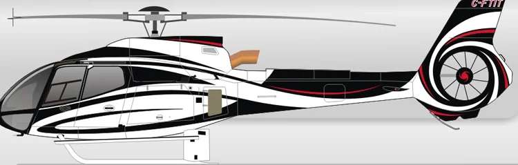 Roban 800 Scale Fiberglass Fuselage KIT Version For Ec130 Helicopter