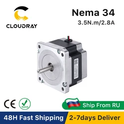 Nema 34 Stepper Motor 34CS35D-280 2 Phase 3.5N.m 2.8A Stepper Motor 4-lead Cable for 3D printer CNC Engraving Milling Machine