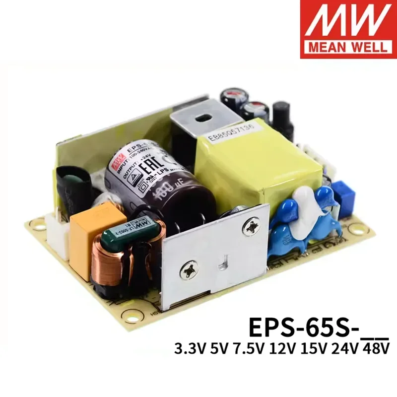 MEAN WELL EPS-65S-3.3 EPS-65S-5 EPS-65S-7.5 EPS-65S-12 EPS-65S-15 EPS-65S-24 EPS-65S-48 PCB Switching Power Supply Bare Board MW