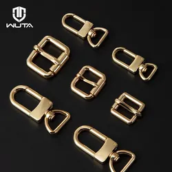 Wuta-D Cauda Gancho Fivela, D Anel Fecho da Lagosta, Metal Roller Pin, DIY Acessórios para LV Bag, Strap Belt, Dog Collar, 1 Peça