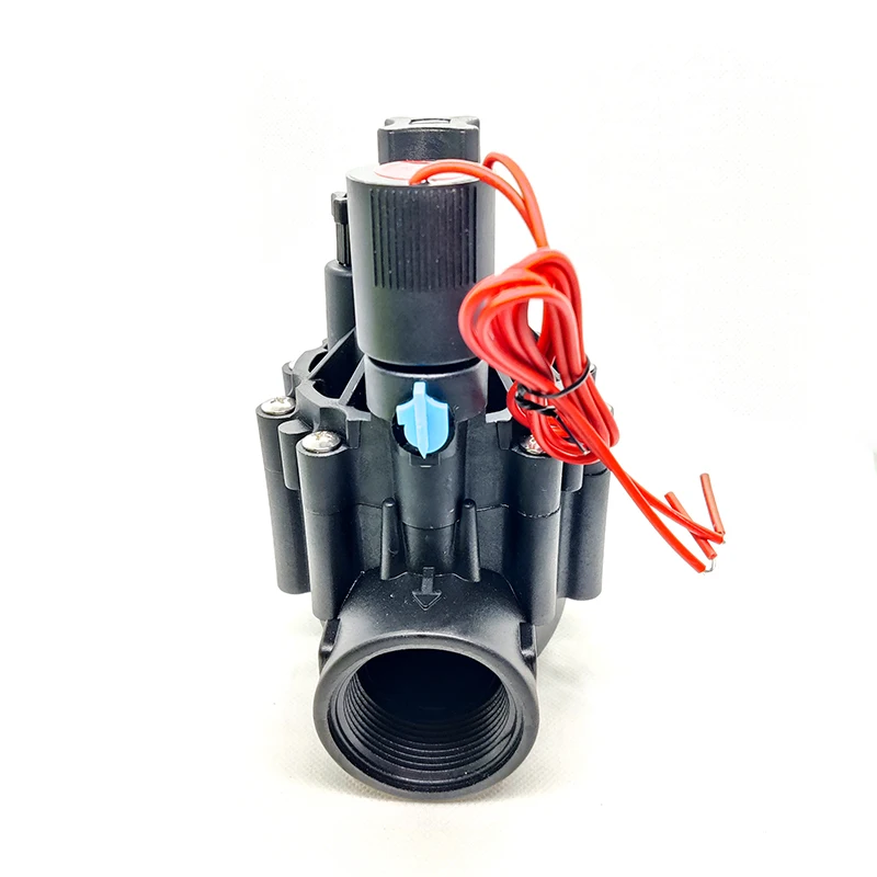 Irrigation Solenoid Valve Sprinkler Nylon Valve With flow rate adjustment knob 220/110/24/12V For gardens lawn, agriculture