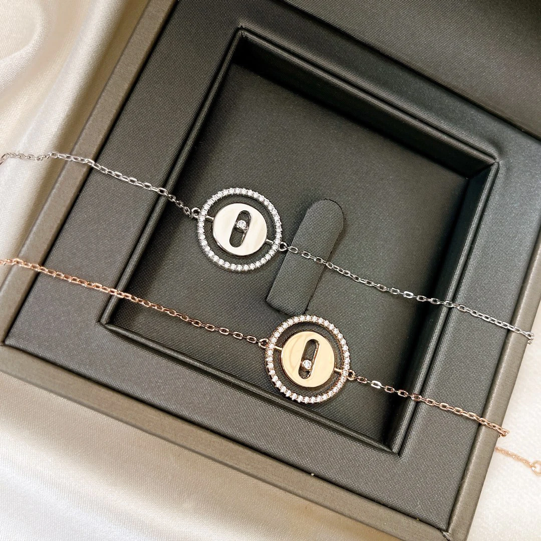 

Premium Quality 925 Sterling Silver Jewelry Lucky Bracelet for Women.Trendy Wedding Jewelry Accessories, Engagement Gifts