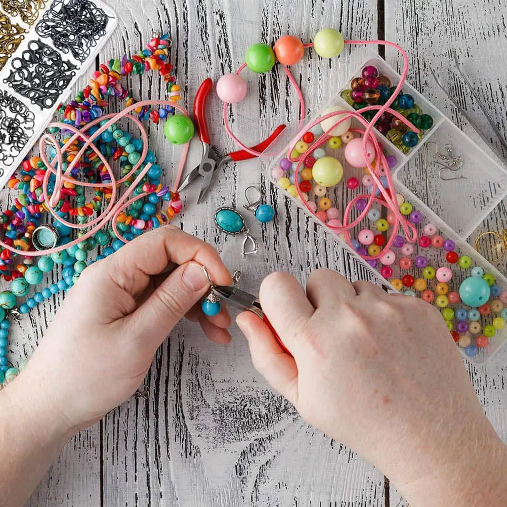 

3200Pcs Lobster Clasp Jewelry Accessories Kit 4-8mm Metal Parts for DIY Bracelet Necklace Earring Making Jewelry Accessories