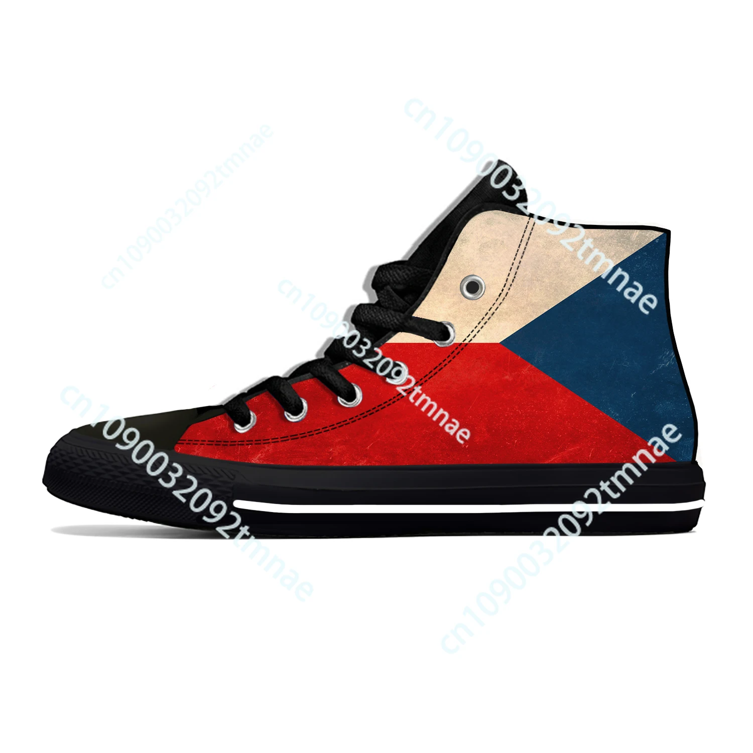 Summer Czech Republic National Flag Hot High Top Lightweight Custom Shoes Breathable Men Women Sneakers Fashion Cool Casual