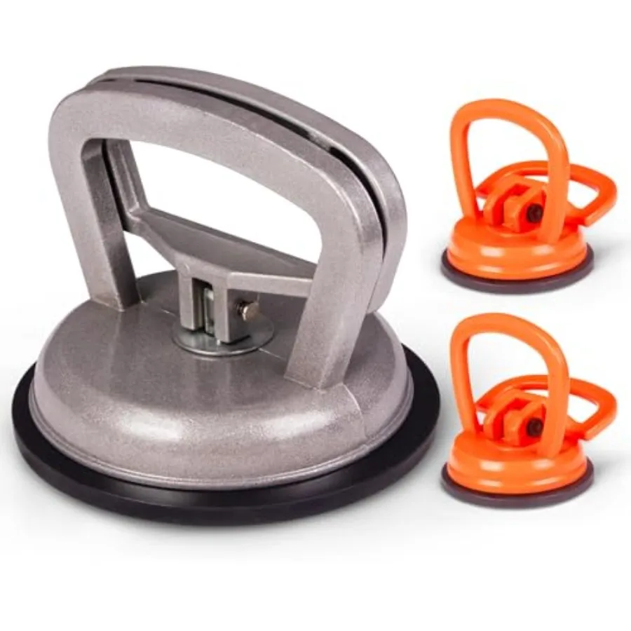 

Dent Puller Suction Cup Kit - 3 Pack Paintless Car Body Repair Tool for Dent Removal, Aluminum Alloy Heavy Duty Suction Cups wi
