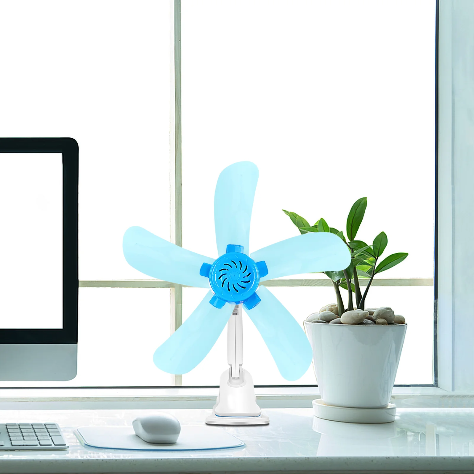 5-częściowe łopatki wentylatora podłogowego Małe liście elektryczne do stojących plastikowych łopatek próżniowych Biuro domowe Mini Zamiennik sufitowy