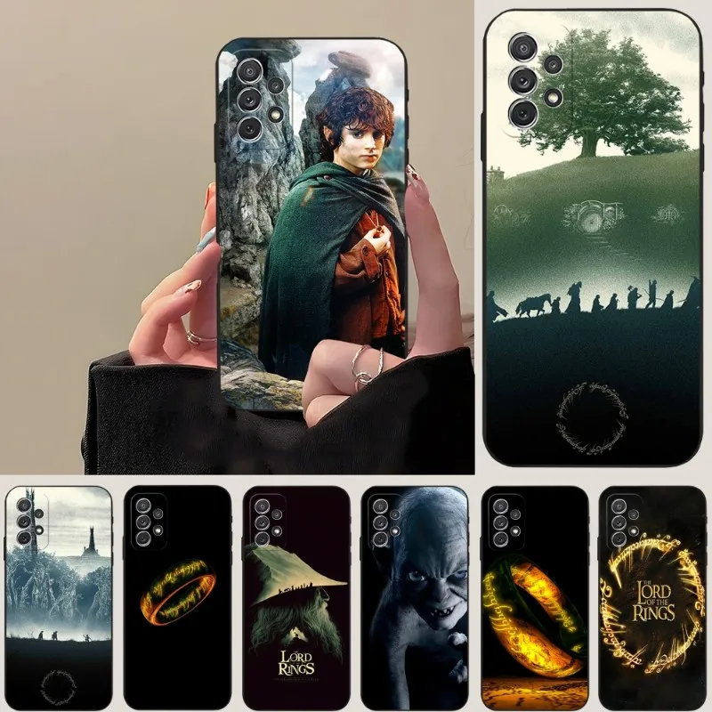 Movie R-Rings Of The Lords Phone Case For Samsung A24 A54 A52 A53 A14 A34 A33 A13 A22 A31 A40 A03S A32 A21 A81 A42 Black Cover