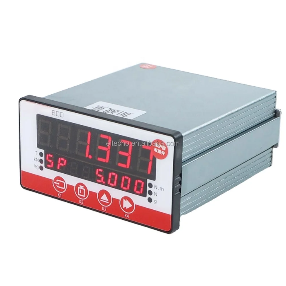 

DY800 Display Control Instrument Digital Force Gauges Load Cell Indicator 2 Set Relay 0-10V