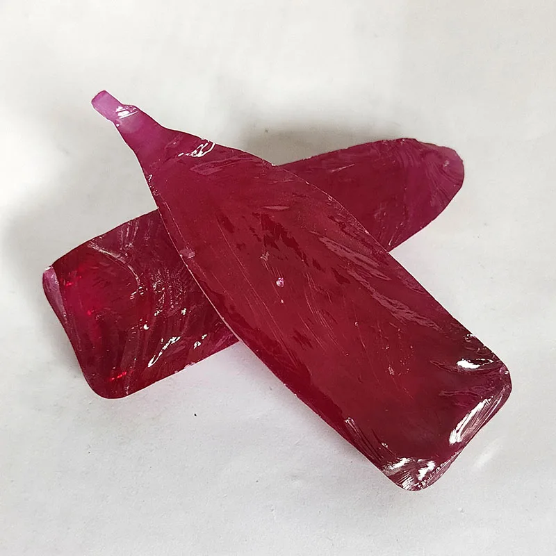 200g/lot ySynthetic 4# Corundum Rough Red Ruby Uncut Unrefined Corundum Gemstones Raw Ruby Materials