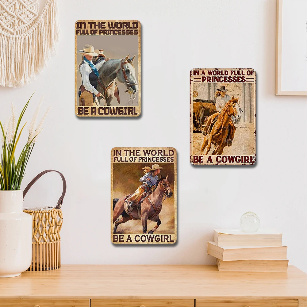 3Pcs Vintage Western Cowboy Me - Home Bar And Coffee ulasan dan harga