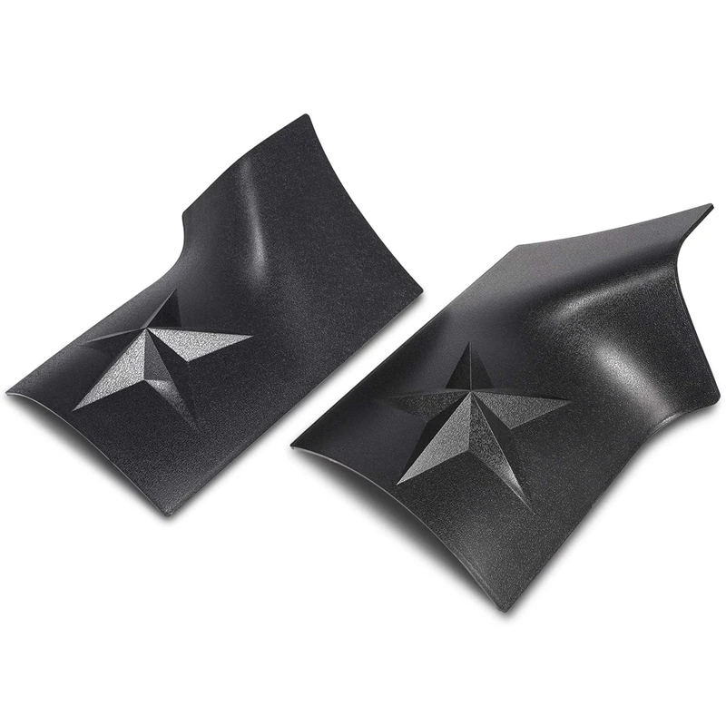 Black Cowl Body Armor Outer Cowling Corner Guard Cover For Jeep Wrangler JL 2018 2019 Car Accessories, 2 PCS