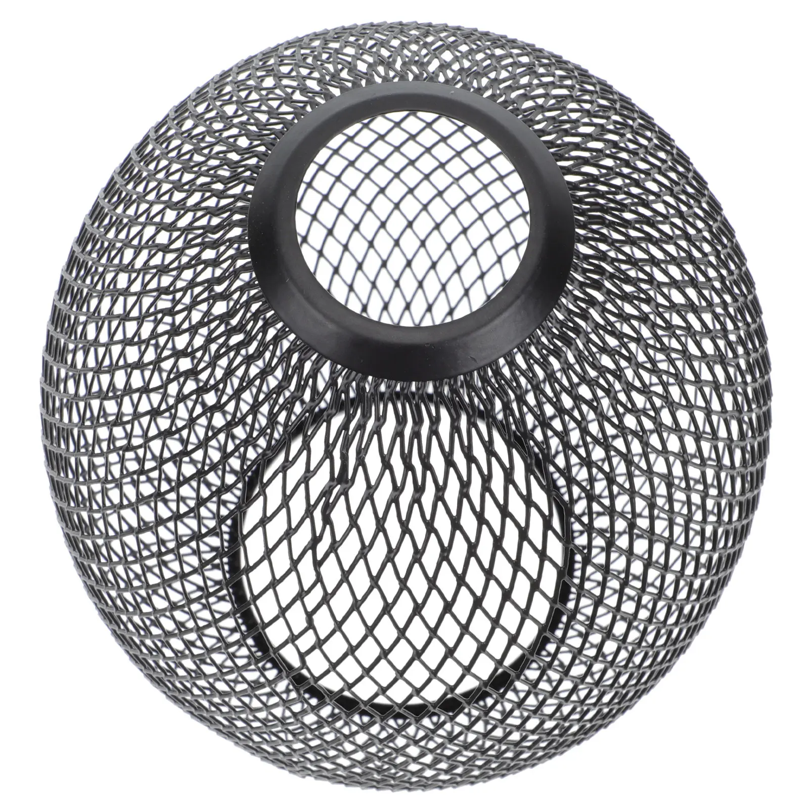 Iron Pendant Lampshade for home owners to create comfortable lighting, black vintage style, 21x15 cm