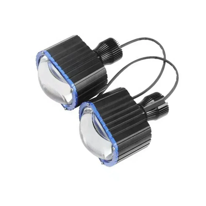 New Arrival Super Bright Motorcycle Lights 12V 36W 5500K Hot Sale Auto LED High Beam Projector Lens Headlights Universal Fit LED