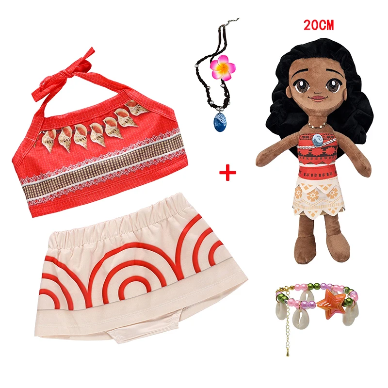 فستان عيد الميلاد الأول الجديد للفتيات الصغيرات ملابس موانا للأطفال فانتازيا موانا طقم حفلات للأطفال فايانا كرنفال زي موانا