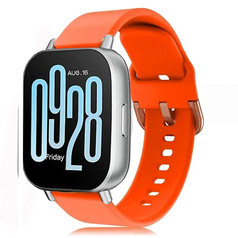 22mm Silicone Strap For Redmi Watch 5 lite Sport Band For Xiaomi Mi Watch 5 Active Accessories correa Bracelet smart Wristband image 2