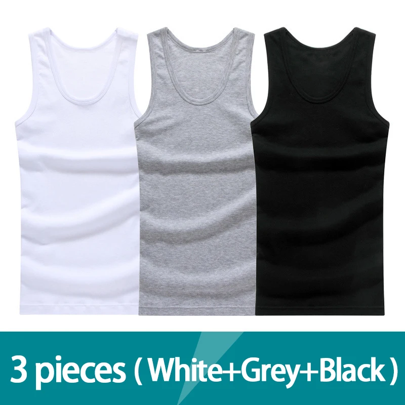 Fashion casual top men\'s solid color sleeveless vest loose comfortable soft quick drying breathable new vest L-4XL