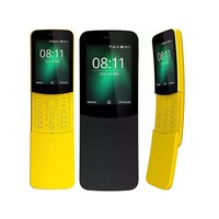 Original Unlocked 8110 4G LTE Dual-SIM Mobile Cell Phone 4GB+512MB Banana Sim Free WIFI GPS Slide KaiOS Smartphone
