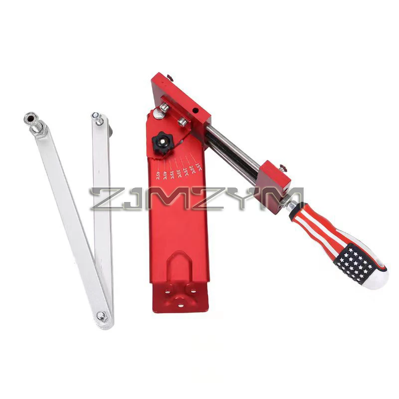 15-45° Adjustable Angle Lawn Mower Blade Sharpener, American Style Aluminum Alloy Garden Polishing Hand Tool