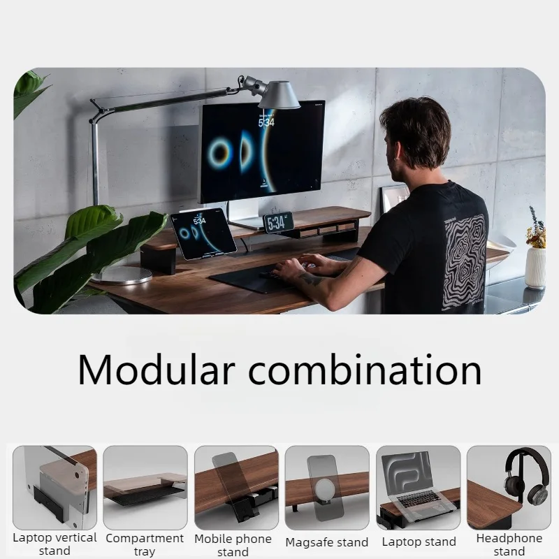 Modular Z1 Monitor Holder Accessories Phone Watch Laptop Storage Stand Headphone Tablet Organizer Support Monitor Rack Accessory