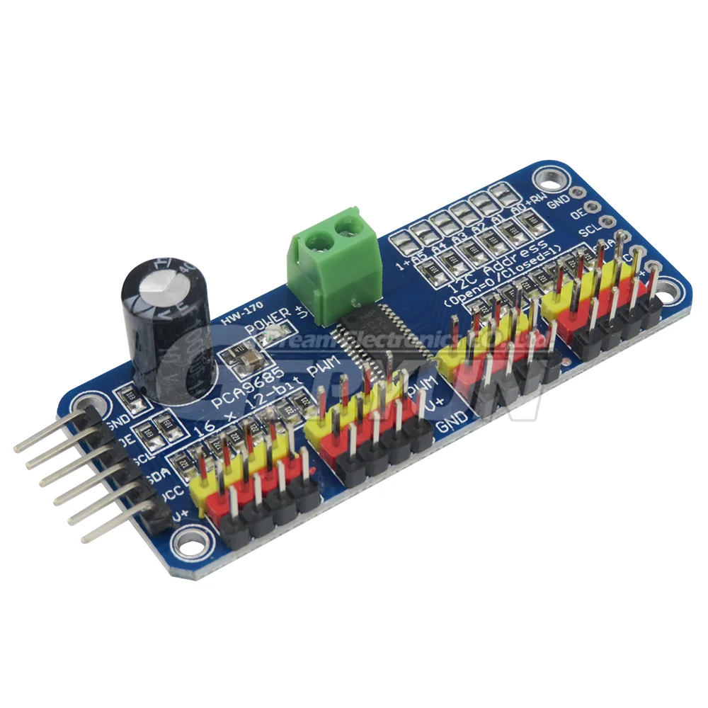 PCA9685 16 Channel 12-bit PWM Servo motor Driver I2C Module Robot pca9685 Servo Driver Board