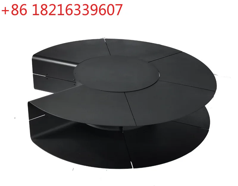 طاولة شواء للحديقة، شواء منزلي، ناسخة من الحديد المطاوع، نار المخيم #5