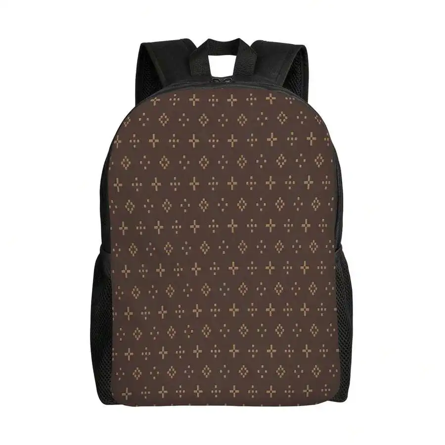 Pixel Pattern Backpack With Ample Space For Travel