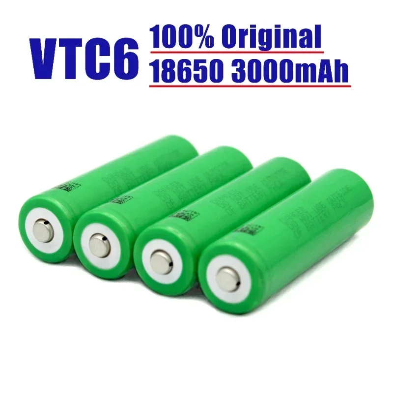 100%. Primitive. Rechargeable. VTC6.18650. Battery. Lithium, 3.7 V, 3000mah, Stop. Toys, Flashlights, Tools.