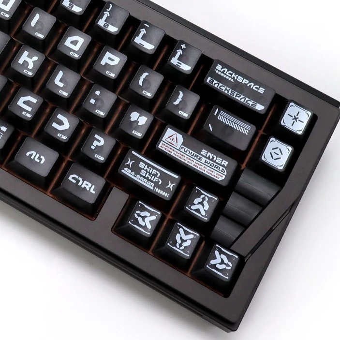 

Energy Crisis Theme Keycaps Set PBT Cherry Profile 141 Keys Custom Original Handmade Keycaps for Mechanical Keyboard Accessories