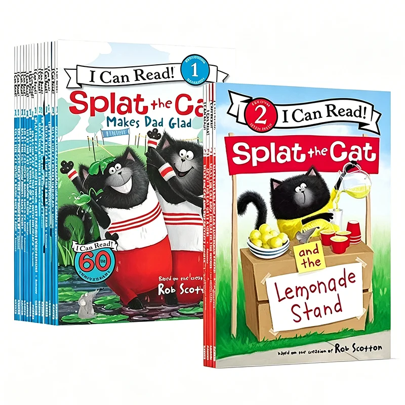 

20 Volumes English Version I Can Read Graded Reading Book Splat The Cat English Picture Books Libros Livros Libro Livro