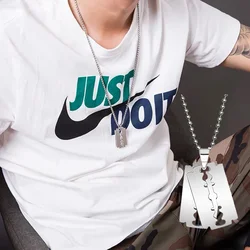 Fashion Razor Blade Pendant Necklace Punk Stainless Steel Hip Hop Knife Shaver Shape Sweater Chain Necklace Gift for Women Men