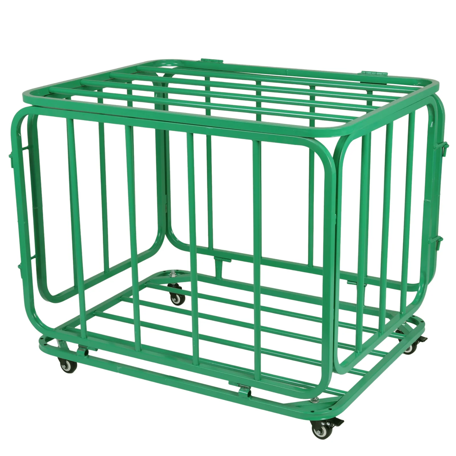 

Basketball Storage Basket with Wheels & Lid Rolling Sports Ball Storage Cart for Gyms Schools Clubs Indoor and Outdoor