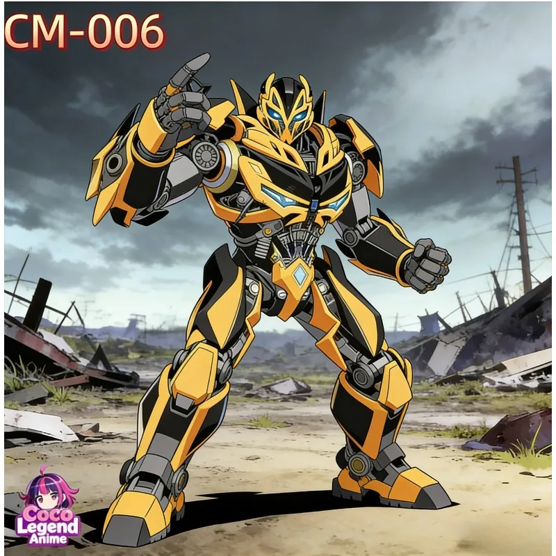 

CM-006 CM006 Transform Into 4 Big Bees Immutable DLX Scale Deformation Toy Alloy Model Robot Articulated Figure Gifts in Stock