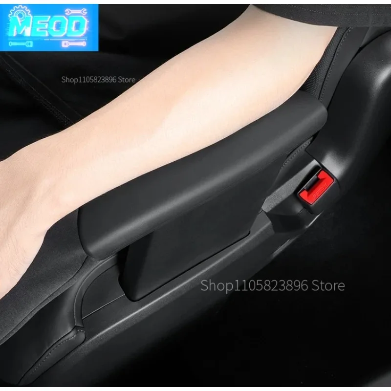 For Tesla Model YL Second Row Armrest Cover Silicone Protective Case Dirt-Resistant Wear-Resistant Interior Protection Accessory