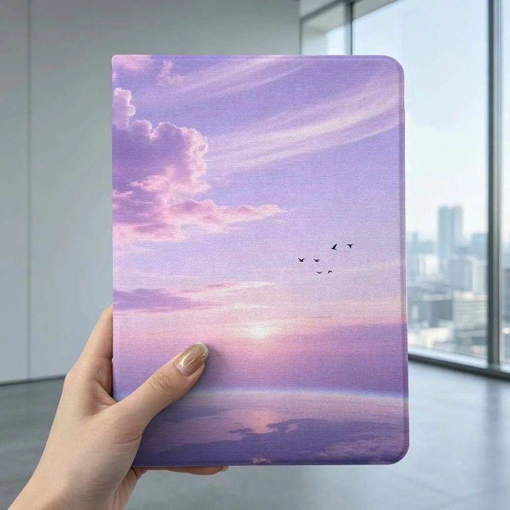 Beautiful Sunrise For Xiaomi Poco Redmi Pad 8 2 4 C1 6 6S 7 7S SE 9.7 14 11 11.2 12.1 12.5 Inch Tablet Case Pen Tray