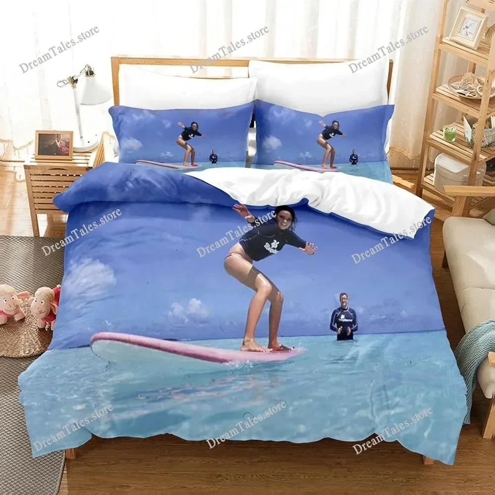 Sea Surfing Bedding Set Surf Modern Outdoor Extreme Sports Duvet Cover Queen King Ocean Surfboard Polyester Quilt Cover369